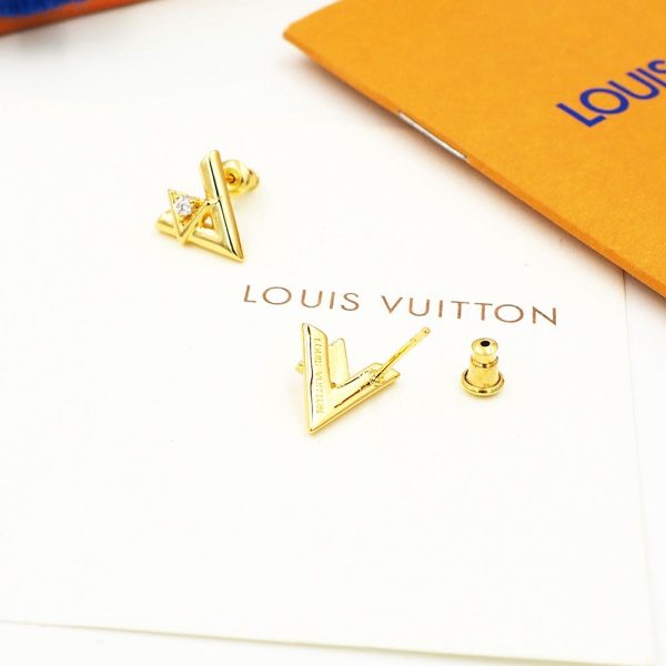 18k Louis Volt One Earrings - 图片 9