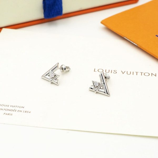 18k Louis Volt One Earrings - 图片 10