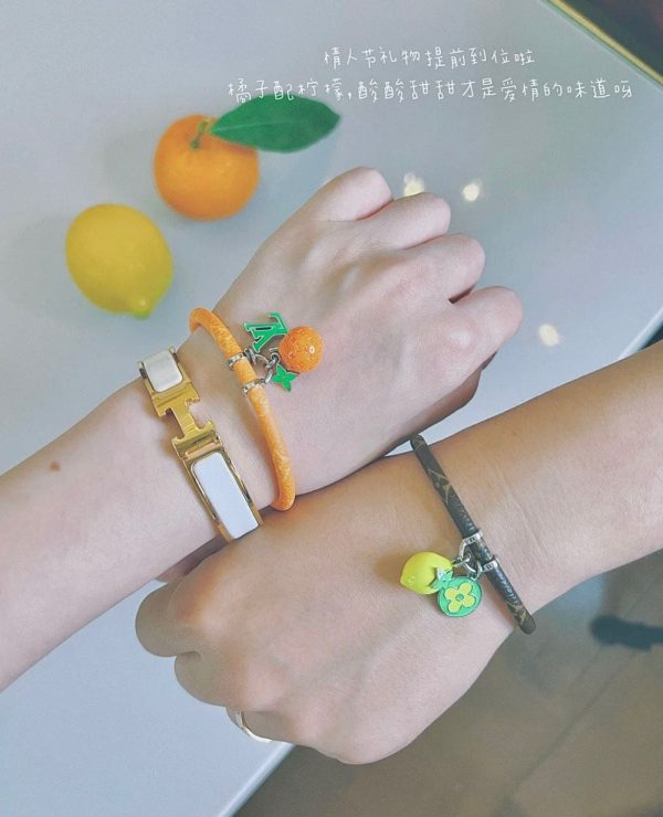 18K Louis Hang It Fruits Lemon Bracelet - 图片 4