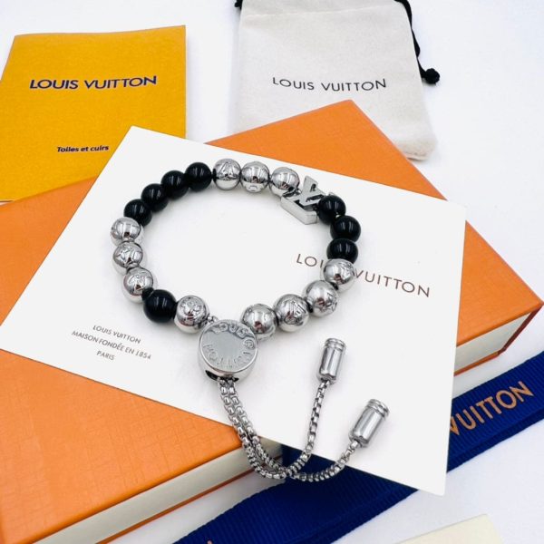 18K Louis Monogram Beads Bracelet - 图片 3