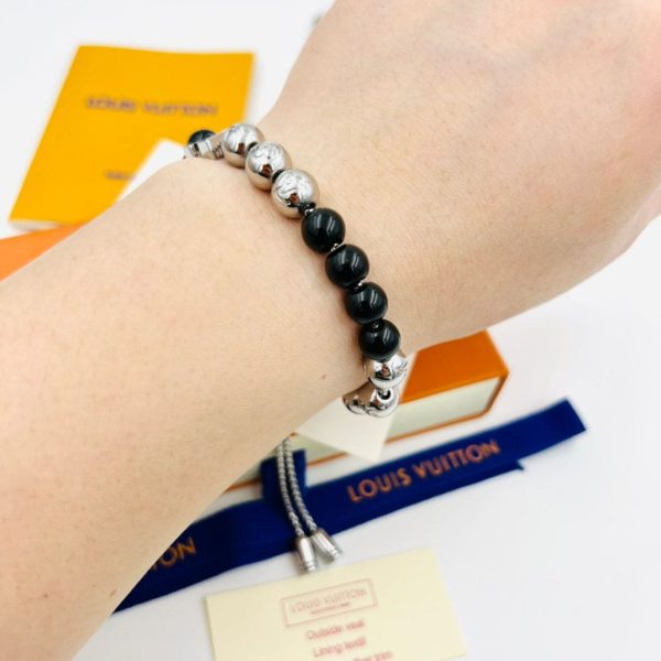 18K Louis Monogram Beads Bracelet - 图片 4