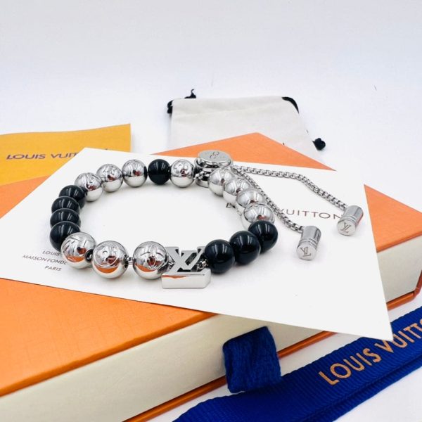 18K Louis Monogram Beads Bracelet - 图片 8