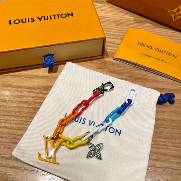 18K Louis Rainbow Ceramic Chain Bracelet - 图片 6