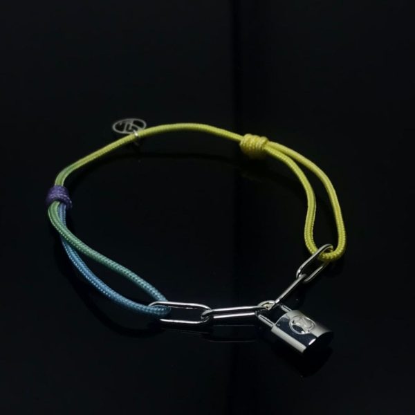 18K Louis Silver Lockit X Virgil Abloh Rainbow Bracelet - 图片 4