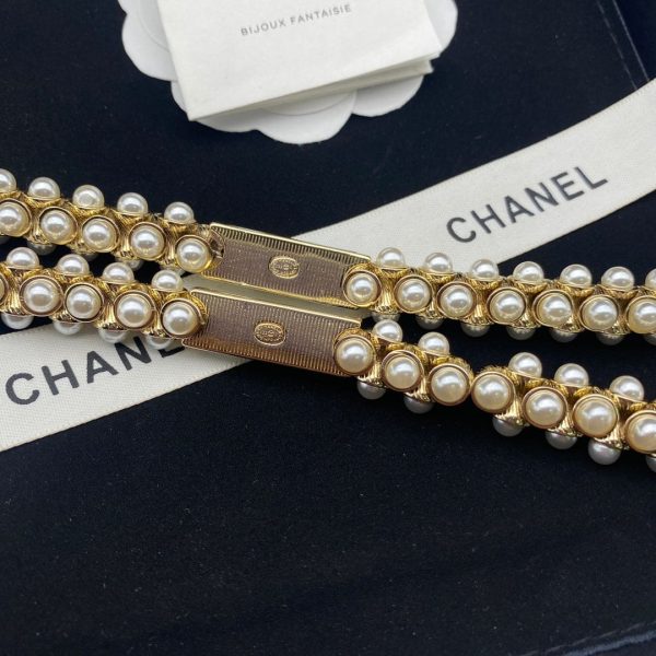 18K CC Pearls Chain Bracelet - Image 7