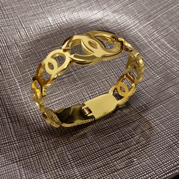 18K CC Opening Bracelet - 图片 8