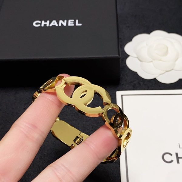 18K CC Opening Bracelet - 图片 9