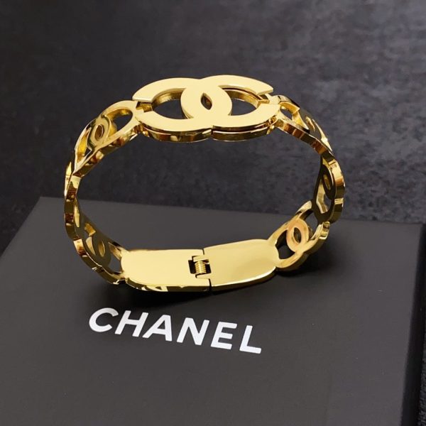 18K CC Opening Bracelet - 图片 10