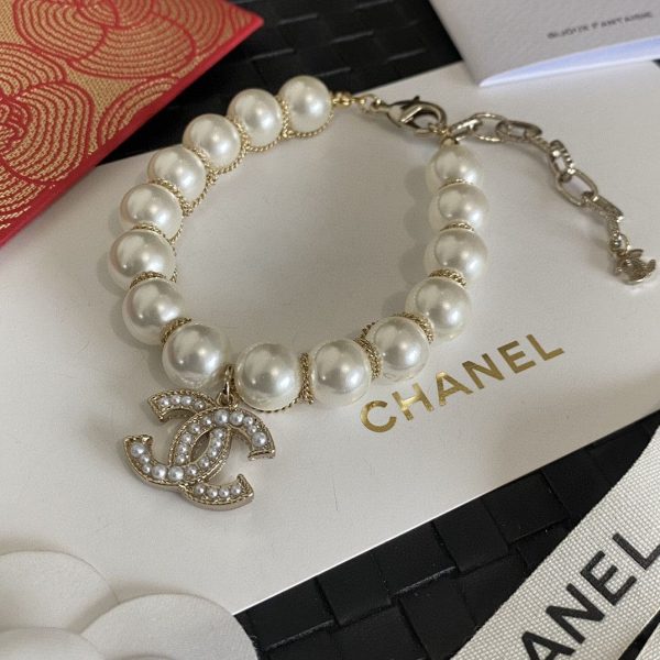 18K Pearls CC Bracelet - 图片 2