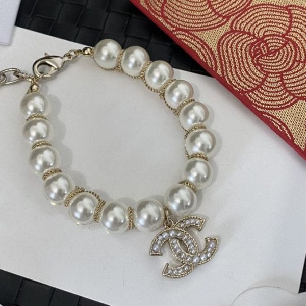 18K Pearls CC Bracelet - 图片 6