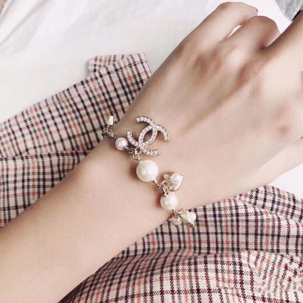 18K CC Pearls & Diamonds Bracelet - 图片 10