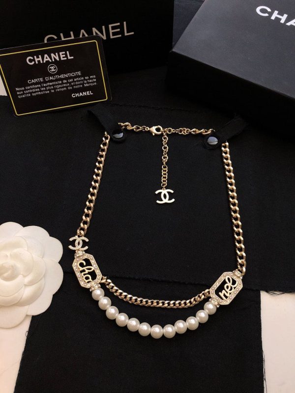 18K CC Diamonds Necklace - 图片 4