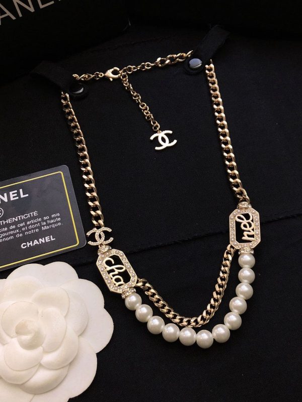 18K CC Diamonds Necklace - 图片 7