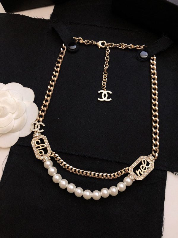 18K CC Diamonds Necklace - 图片 8