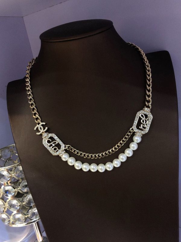 18K CC Diamonds Necklace - 图片 9