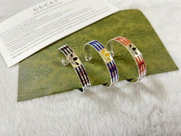 Double G x Adidas Cuff Blue Bracelet - 图片 2