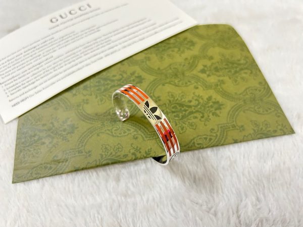 Double G x Adidas Cuff Orange Bracelet - Image 3