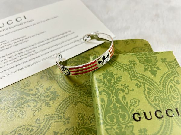 Double G x Adidas Cuff Orange Bracelet - Image 5