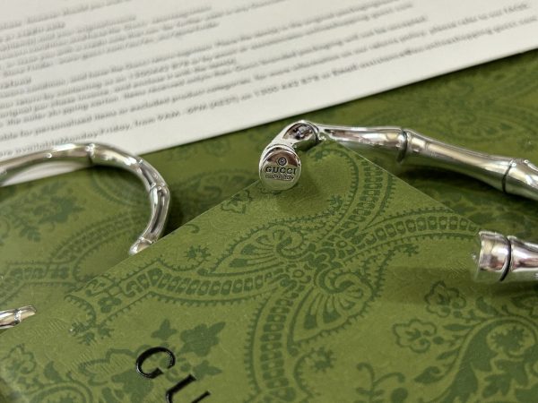 Double G Bamboo Bangle Bracelet - Image 8