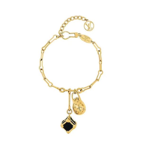 18K Louis Dinosaur Egg Vintage Bracelet