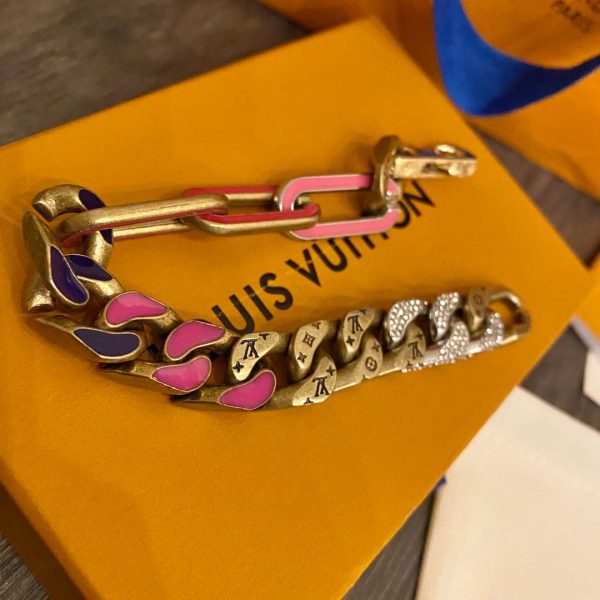18K Louis Mixed Chains Bracelet - 图片 5