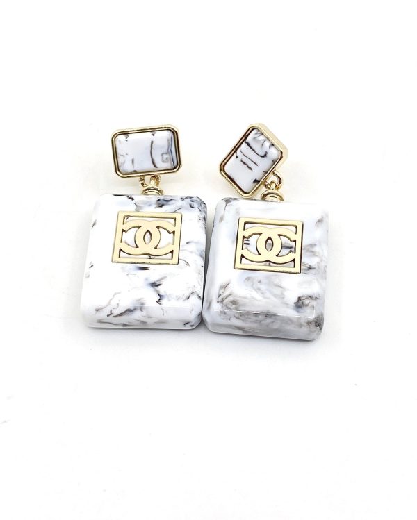 18K CC Eternal No°5 Earrings - 图片 3