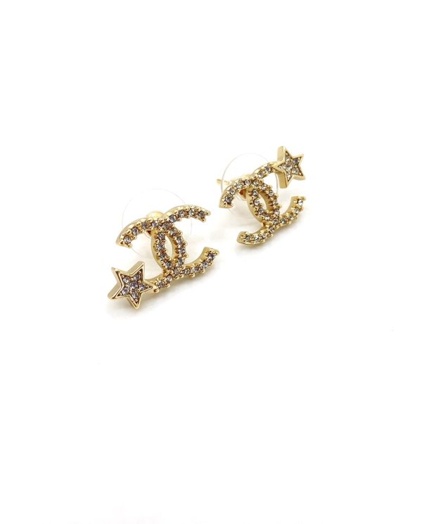 18K CC Star Earrings - 图片 7