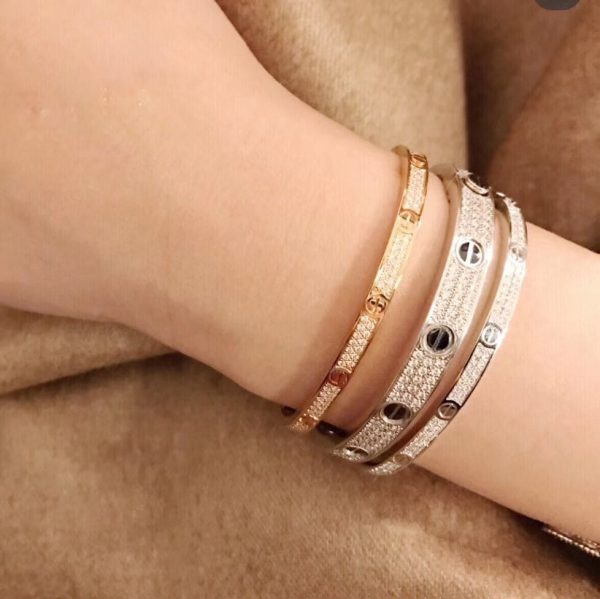18K Love Diamonds Small Bracelet - 图片 11