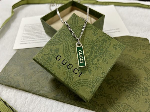 Double G Enamel Pendant Necklace - Image 10