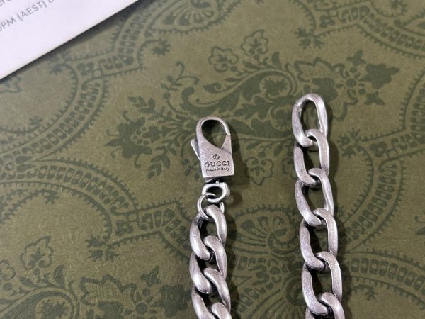 Double G Enamel Chain Necklace - 图片 9