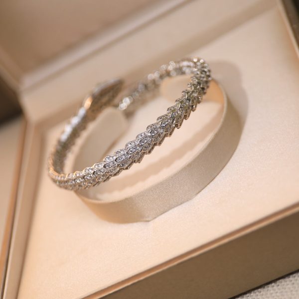 18K BV Serpenti Tubolari Diamond Bracelet - 图片 10