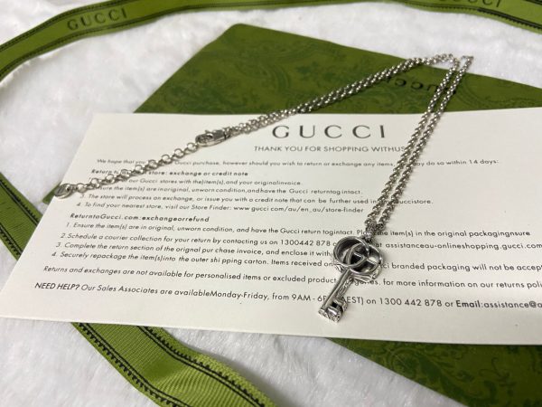 Double G Key Necklace - 图片 5
