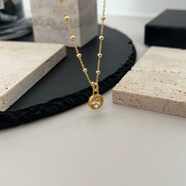 18K Double G Interlocking G Necklace - 图片 2