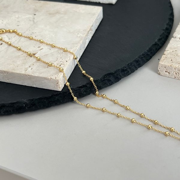 18K Double G Interlocking G Necklace - 图片 5