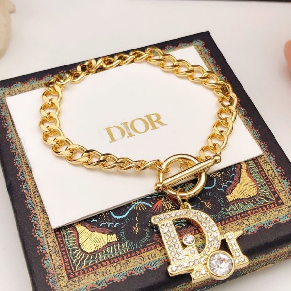 18K CD Diamonds Chain Bracelet - Image 3