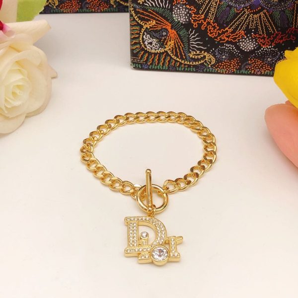 18K CD Diamonds Chain Bracelet - Image 6