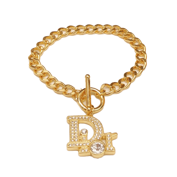18K CD Diamonds Chain Bracelet