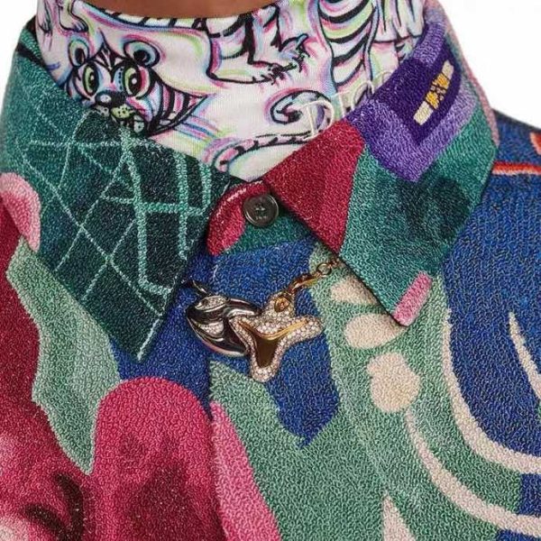 18K CD Homme x Kenny Scharf Crystal Pendant Necklace - 图片 5