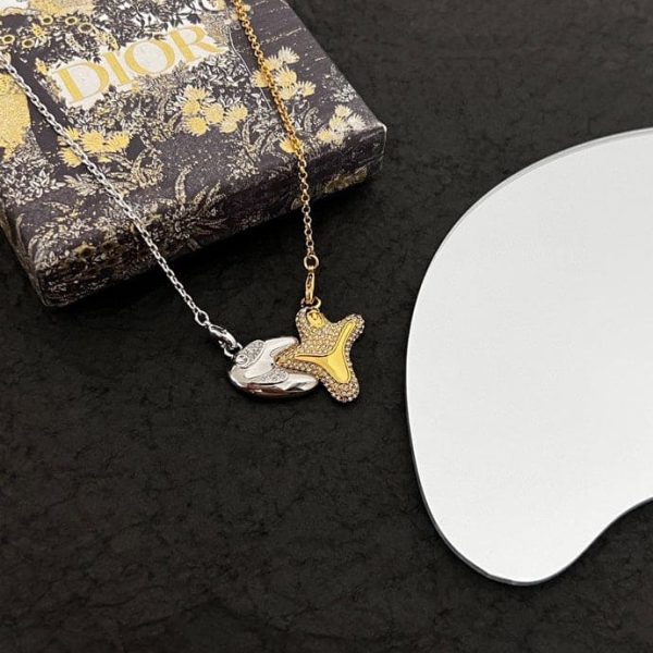 18K CD Homme x Kenny Scharf Crystal Pendant Necklace - 图片 4