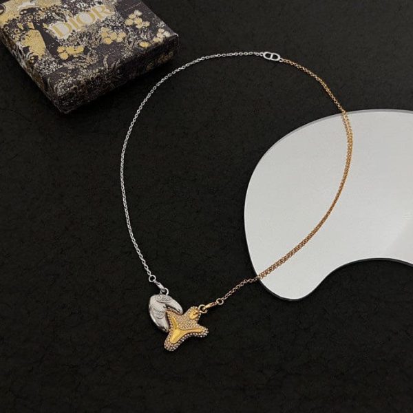 18K CD Homme x Kenny Scharf Crystal Pendant Necklace - 图片 7