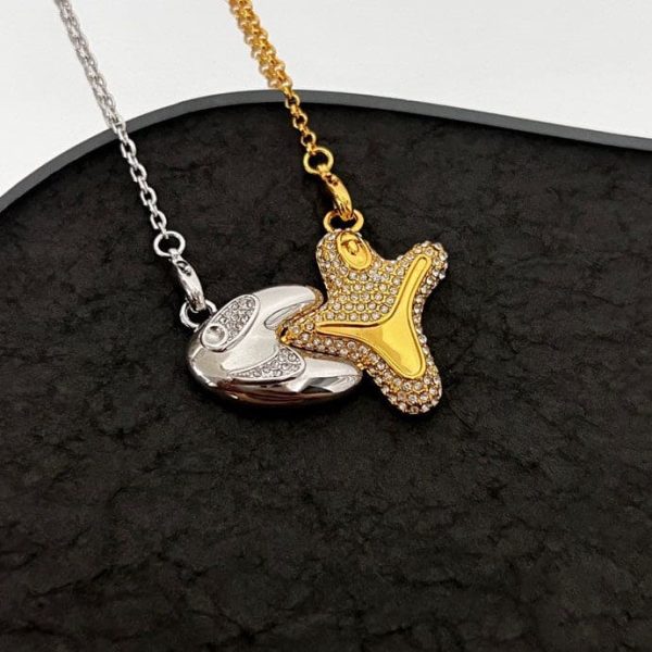 18K CD Homme x Kenny Scharf Crystal Pendant Necklace - 图片 9