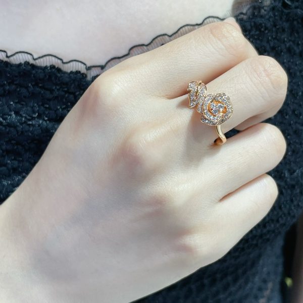 18K CD Rose Bagatelle Ring - 图片 4