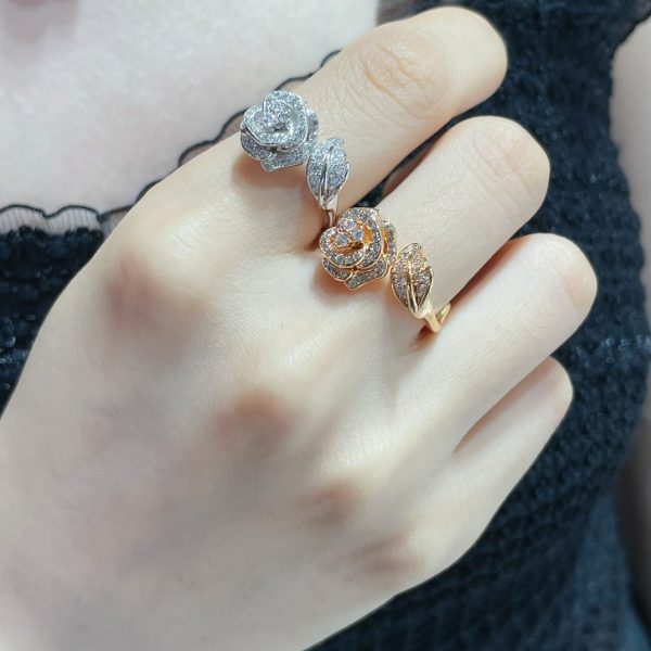 18K CD Rose Bagatelle Ring - 图片 10
