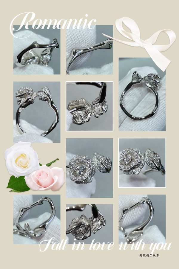18K CD Rose Bagatelle Ring - 图片 7