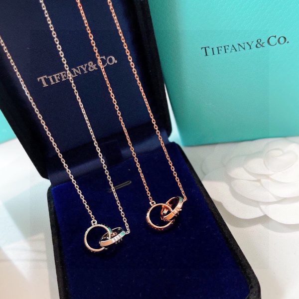 18K T Atlas X Closed Interlocking Pendant Necklace - 图片 6