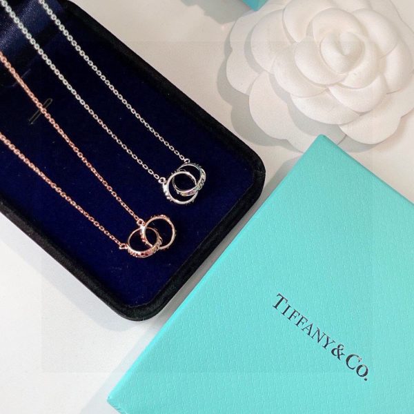 18K T Atlas X Closed Interlocking Pendant Necklace - 图片 8