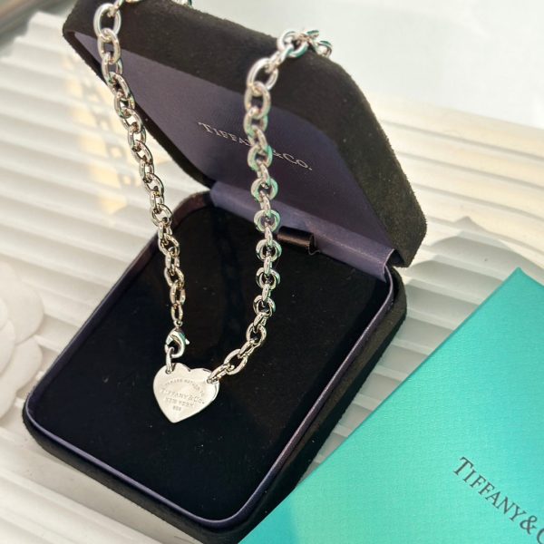 18K Return to Tiffany Heart Tag Chain Link Necklace - 图片 8