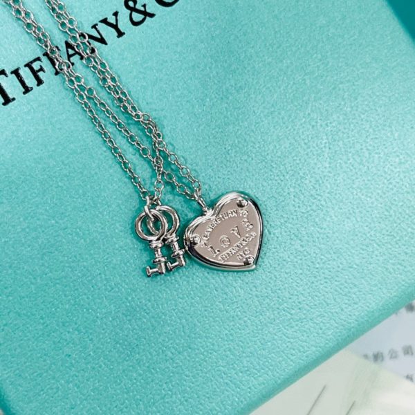18K T Heart Tag Key Bracelet - 图片 5