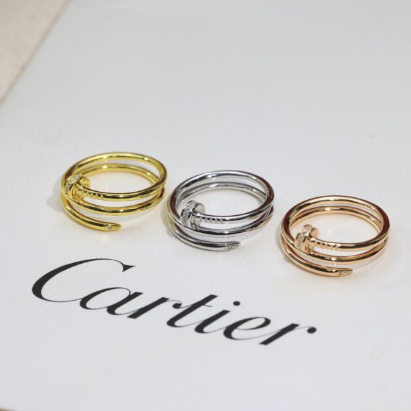 18K Juste Un Clou Diamond Ring - 图片 3