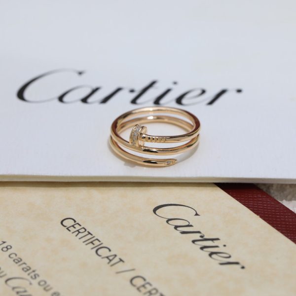 18K Juste Un Clou Diamond Ring - 图片 2